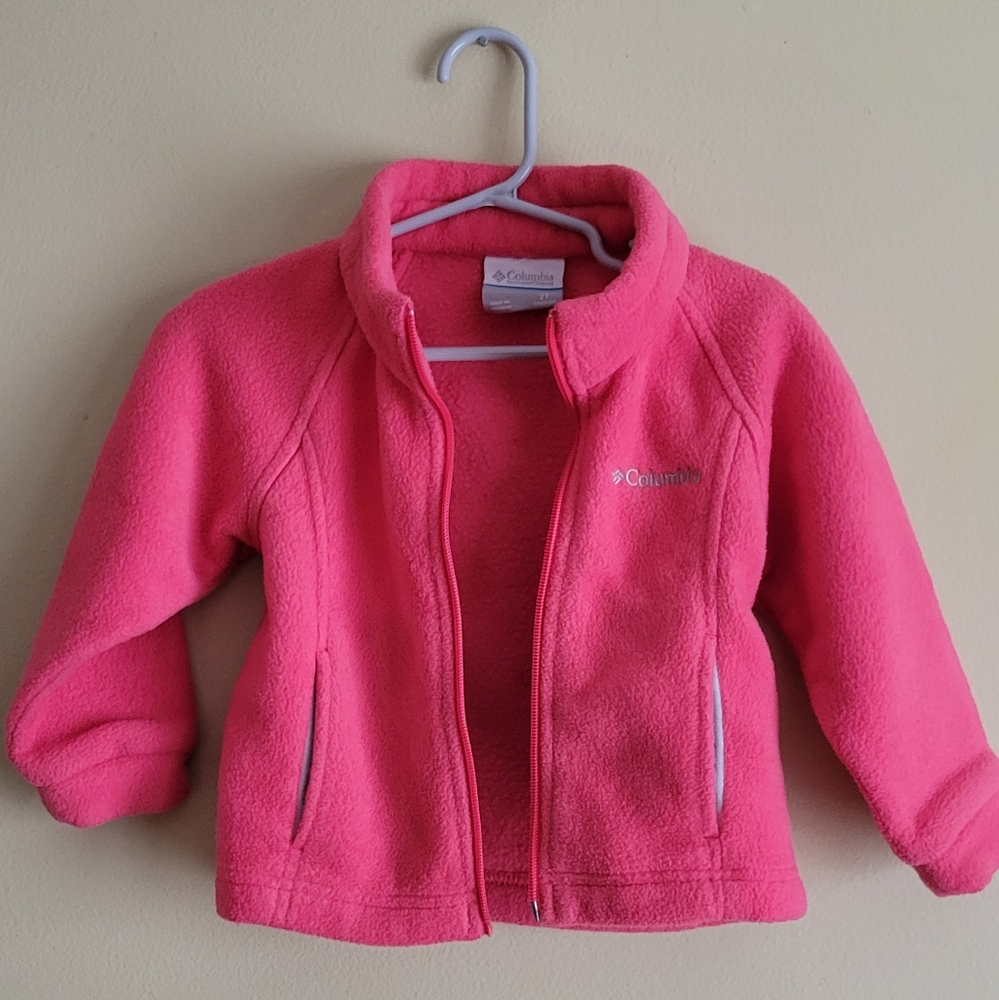 Columbia zipper fleece jacket toddler sz 2t